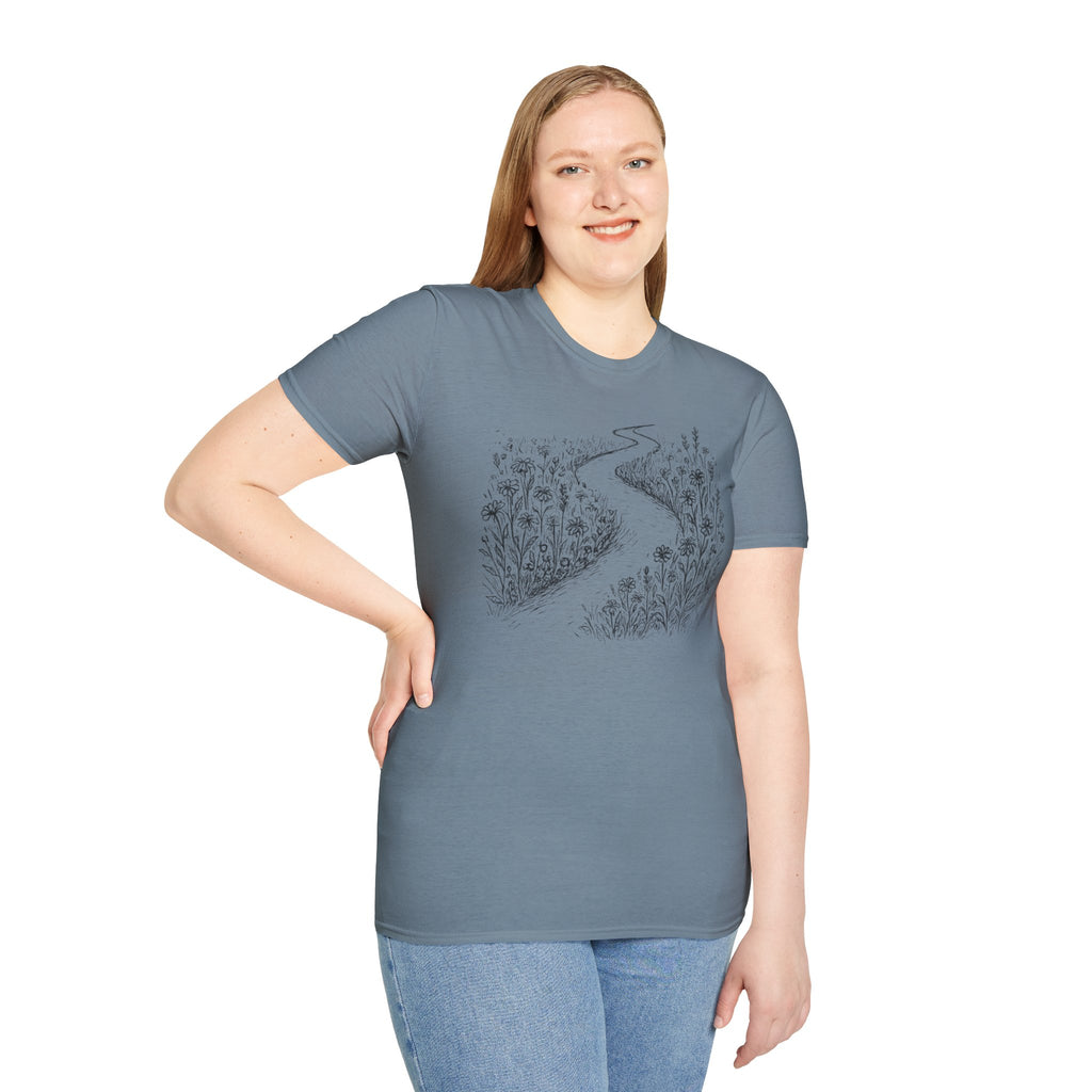 Winding Path Through The Meadow T-Shirt