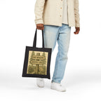 Tote Bag — Rustic ‘Nap Meadow / Mystic Lake’ Camping Sign Canvas Tote