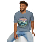 "Drift Into The Quiet Places" Kayak Sunset T‑Shirt — Outdoor Relaxation Tee Shirt