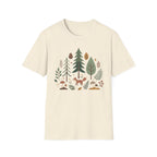 Woodland Fox T-Shirt — Nature Forest Camping Graphic Tee