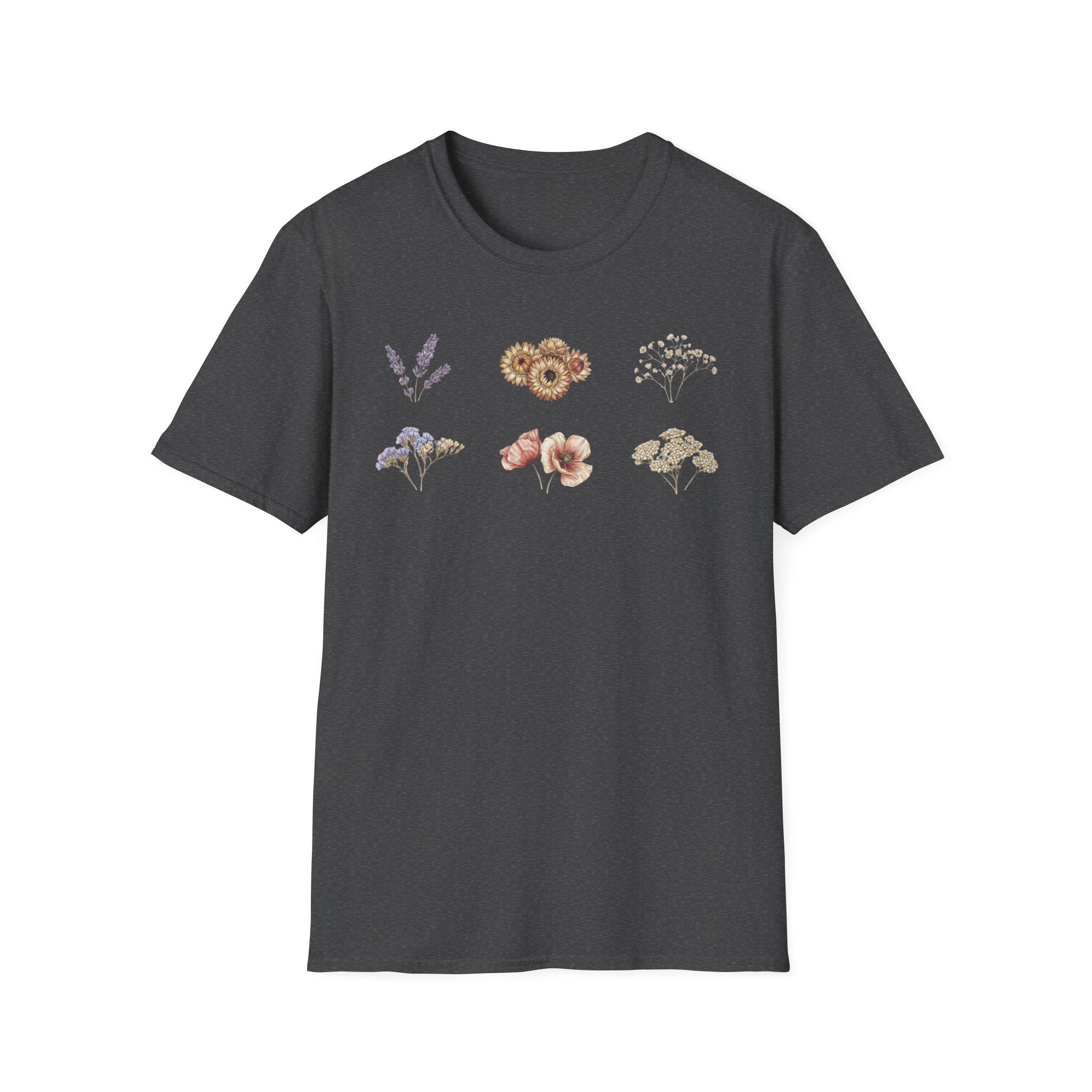 Floral Mini Bouquet T-Shirt — Vintage Botanical Graphic Tee