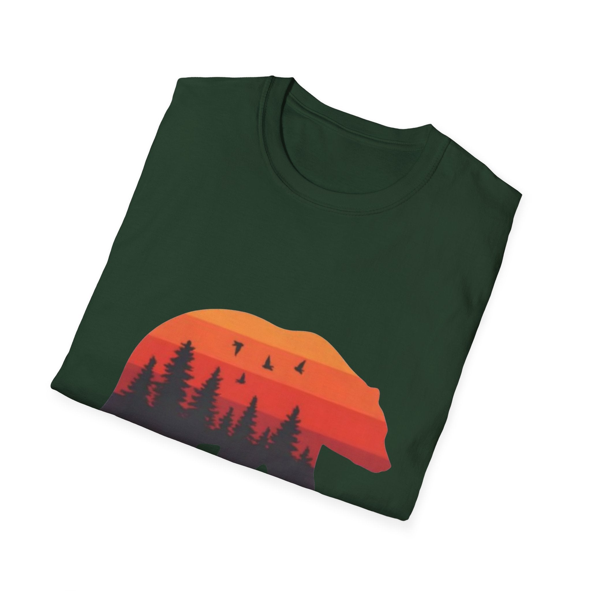 Bear Silhouette at Sunset T-Shirt