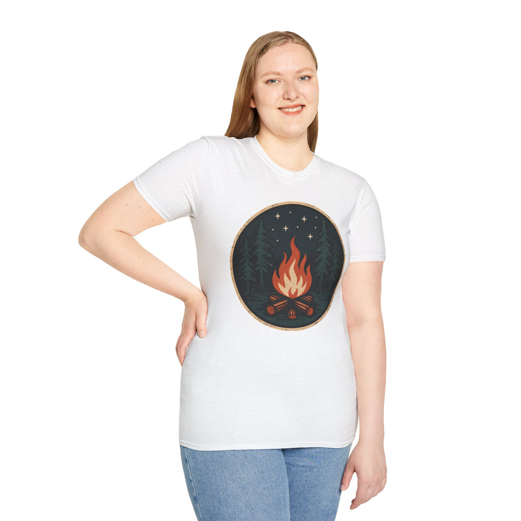 Forest Campfire at Night T-Shirt