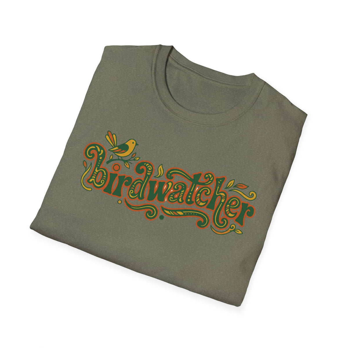 "Birdwatcher" Retro Nature Tee Shirt