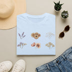 Floral Dried Mini Bouquets T-Shirt — Vintage Botanical Graphic Tee