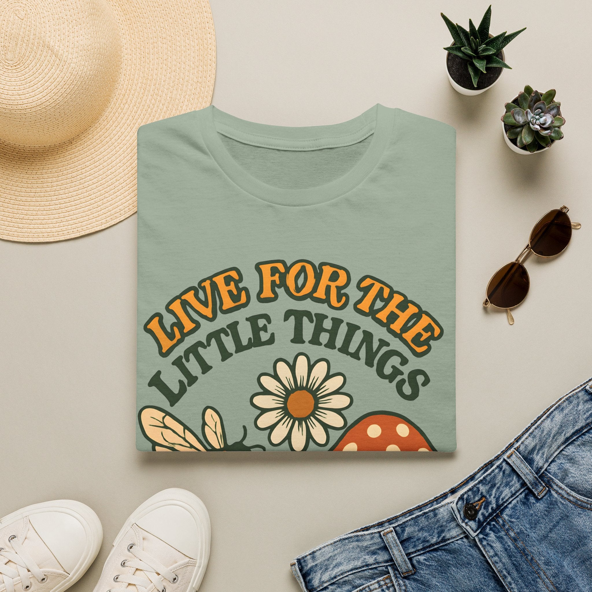 Live For The Little Things Bee & Daisy Vintage T-Shirt