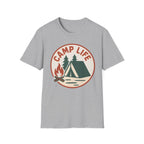 Camp Life T-Shirt — Tent & Campfire Outdoor Tee