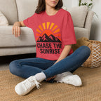 Chase The Sunrise Mountain T-Shirt — Sunrise & Peaks Graphic Tee