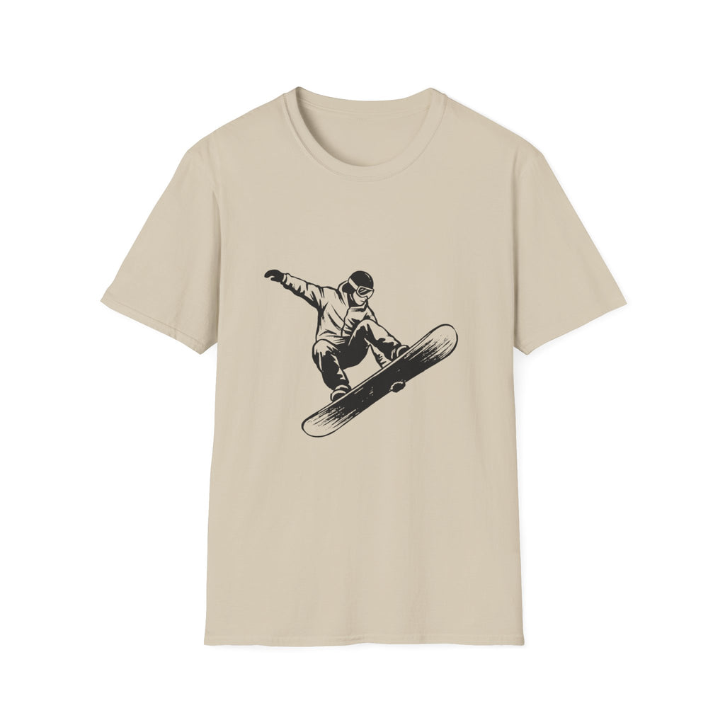 Snowboarder Graphic Tee — Snowboarding Action Shirt