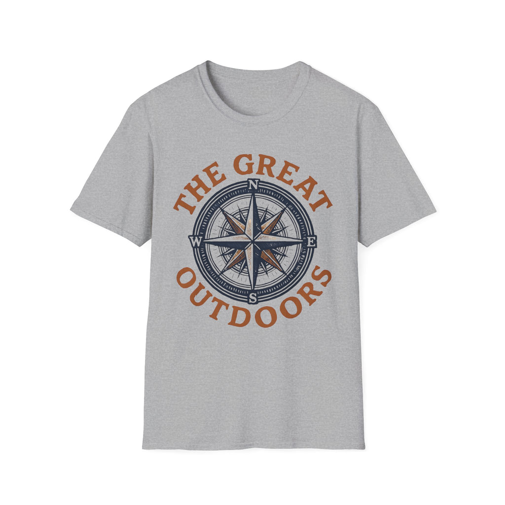 "The Great Outdoors" Compass Graphic Tee Shirt