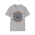 "The Great Outdoors" Compass Graphic Tee Shirt