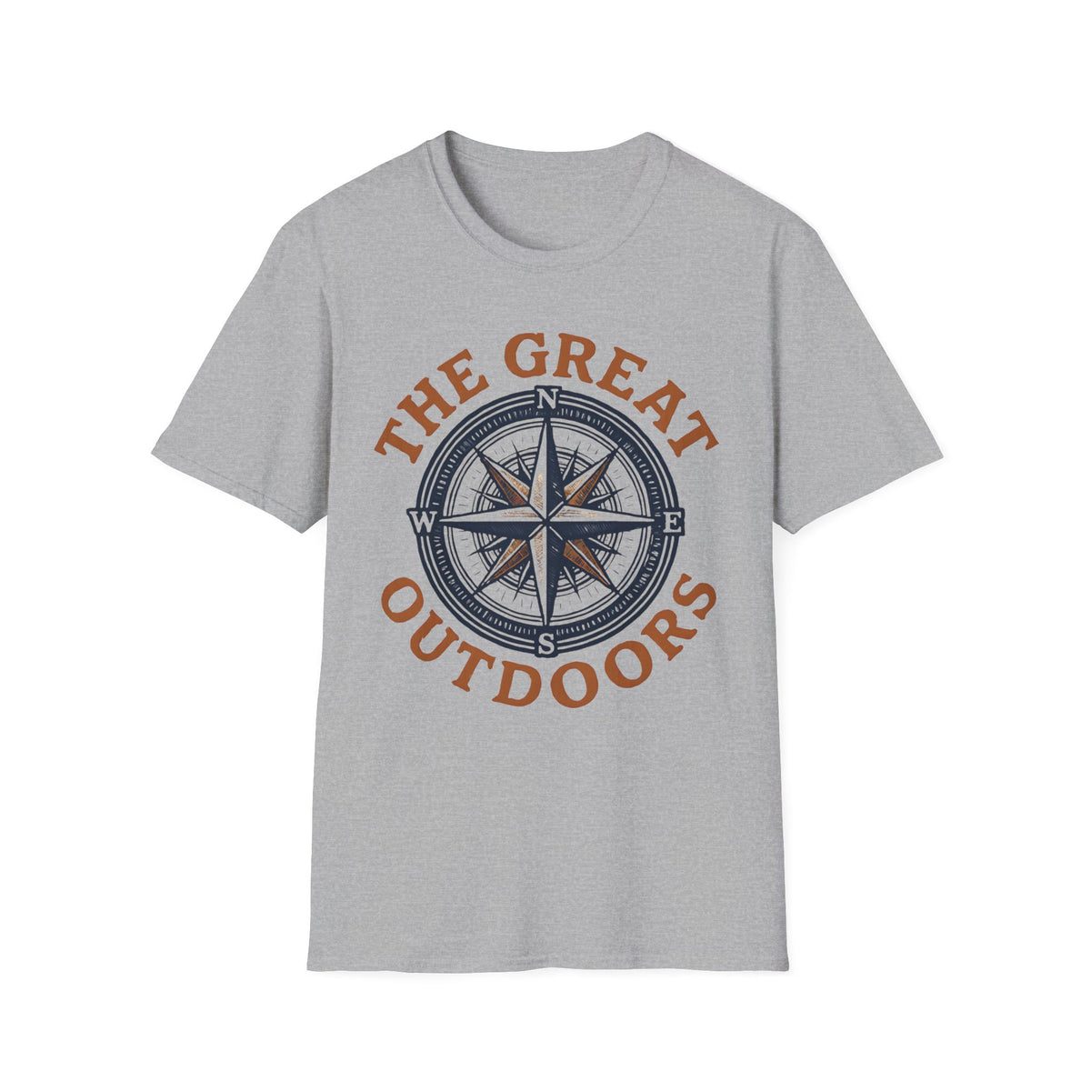 "The Great Outdoors" Compass Graphic Tee Shirt