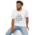"Nurture Our Nature" Tree T-Shirt – Eco-Friendly Conservation Tee Shirt