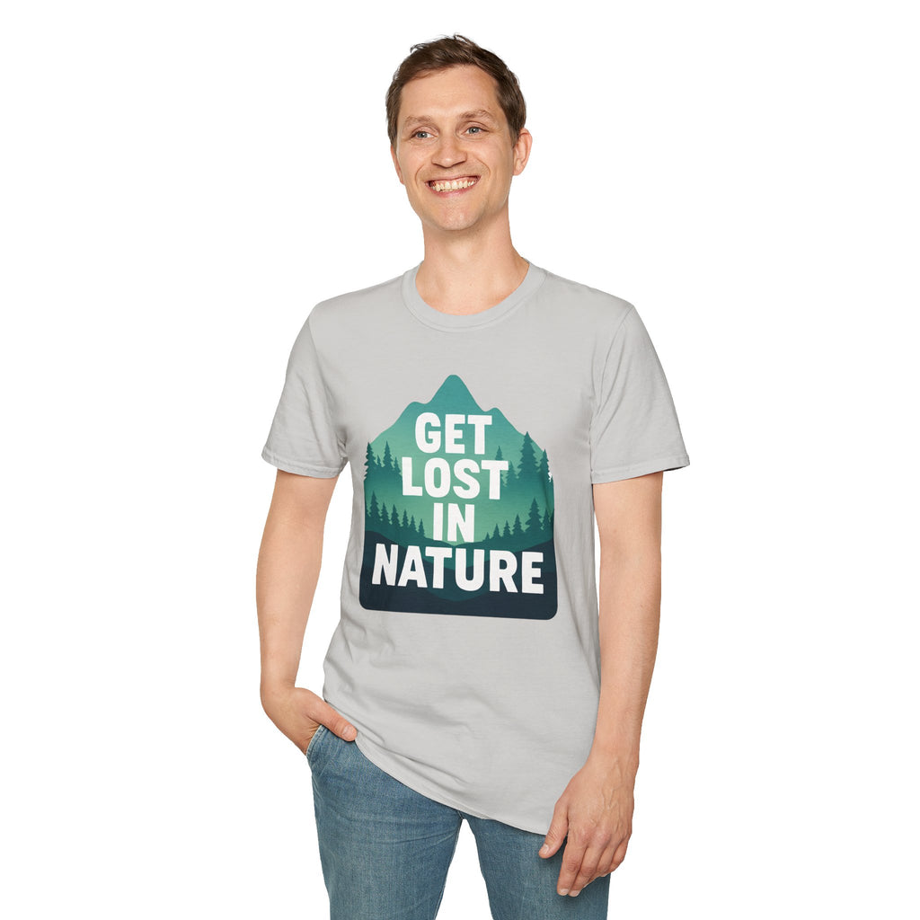 "Get Lost in Nature" Pine Trees T-Shirt