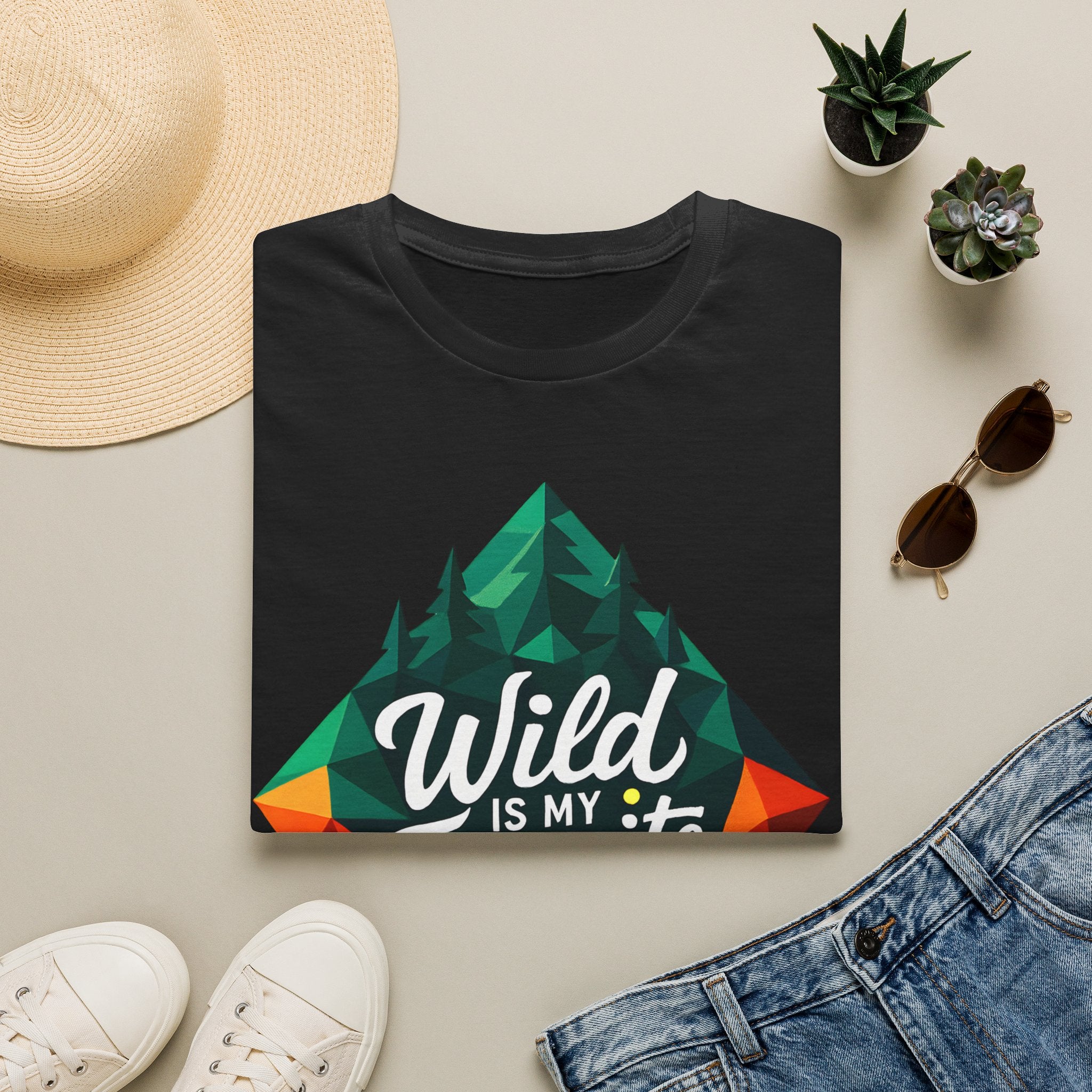 Wild Is My Favorite Color Diamond T-Shirt — Pines & Geometric Logo