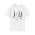 Camping Tent and Campfire T-Shirt