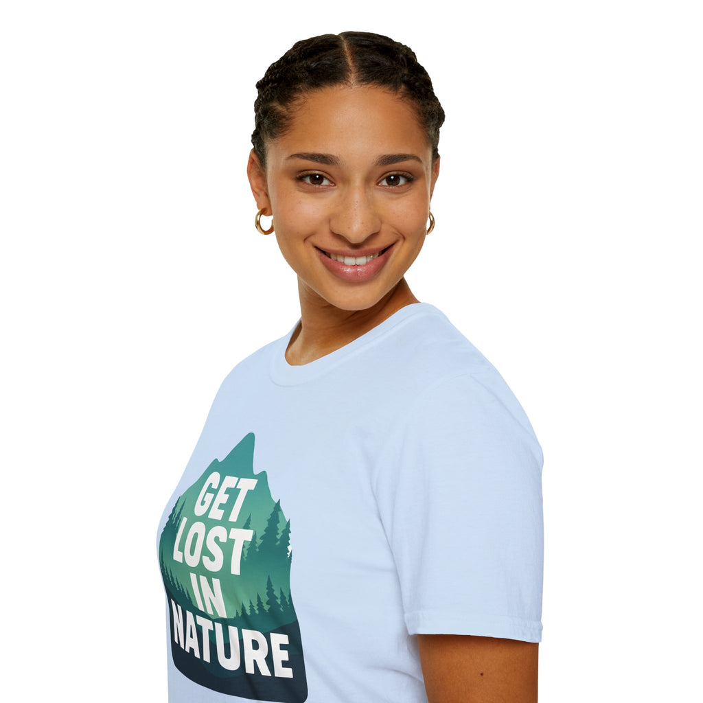 "Get Lost in Nature" Pine Trees T-Shirt