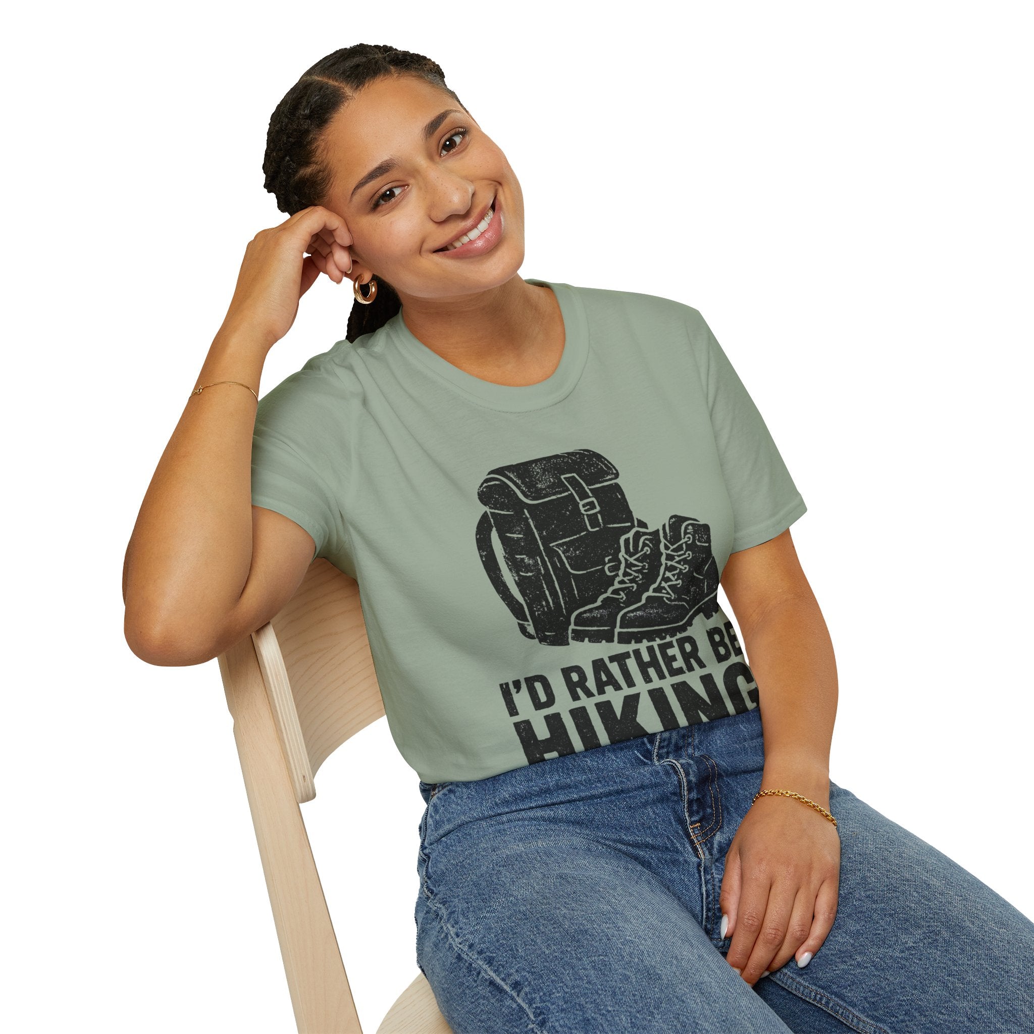 Boots & Backpack "I'd Rather Be Hiking" T-Shirt
