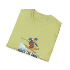 Shred the Gnar Skier T-Shirt | Retro Skiing Graphic
