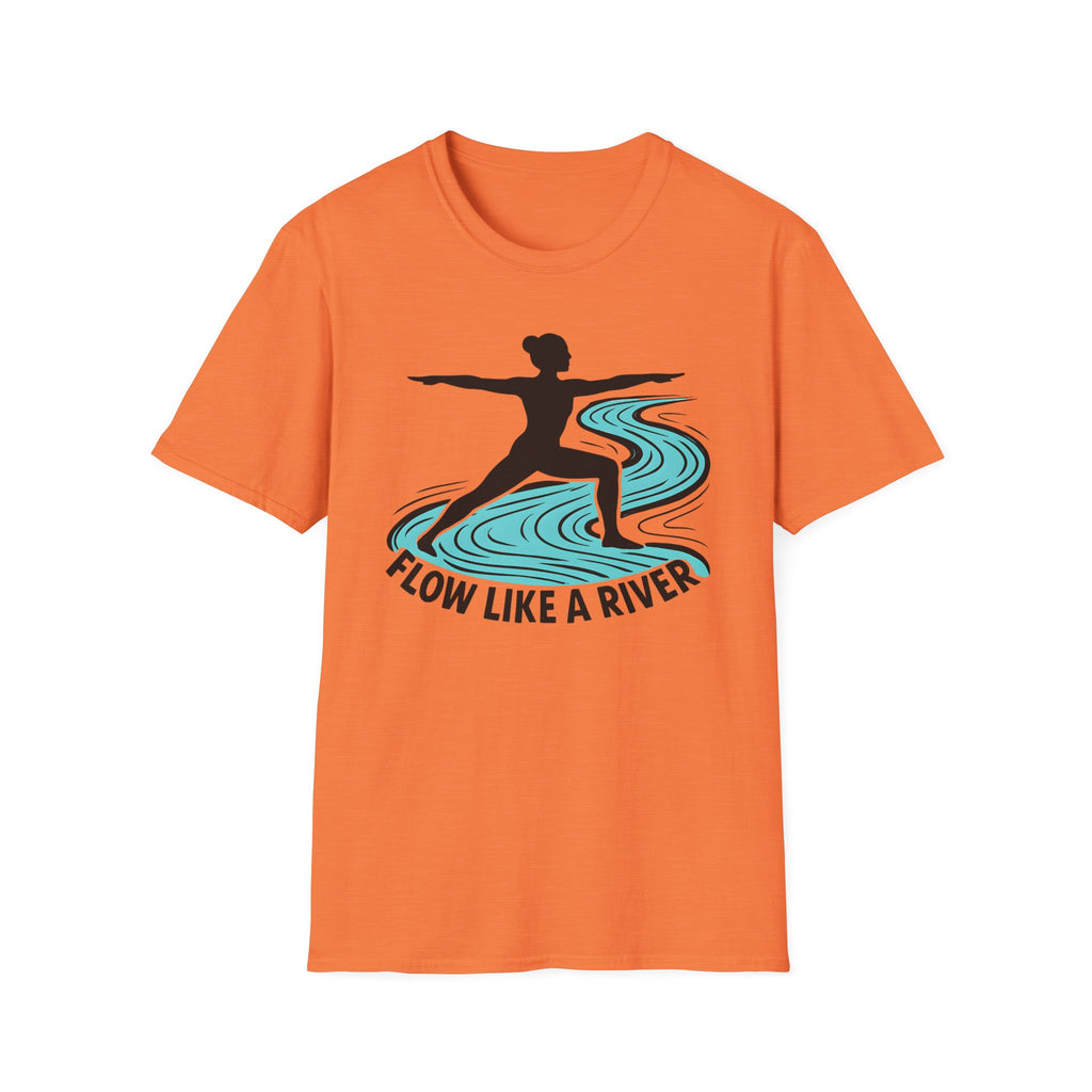 "Flow Like A River" Yoga T-Shirt