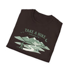 "Take A Hike & Breathe It In" Outdoor Hiking Graphic Tee