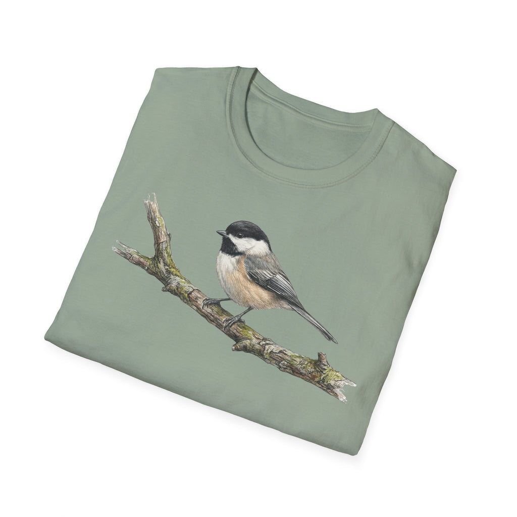 Copy of Chickadee Tee — Watercolor Songbird T‑Shirt