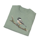Copy of Chickadee Tee — Watercolor Songbird T‑Shirt