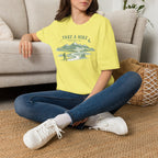 "Take A Hike & Breathe It In" Outdoor Hiking Graphic Tee