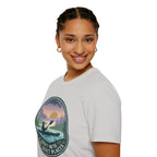 Kayak Sunset T‑Shirt — "Drift Into The Quiet Places" Outdoor Relaxation Tee