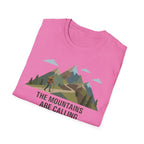 Campground Scenic T-Shirt — Minimalist Tent & Campfire Graphic