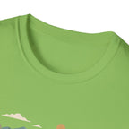 Hiker Mountain Sunset T-Shirt — Scenic Trail Adventure Tee