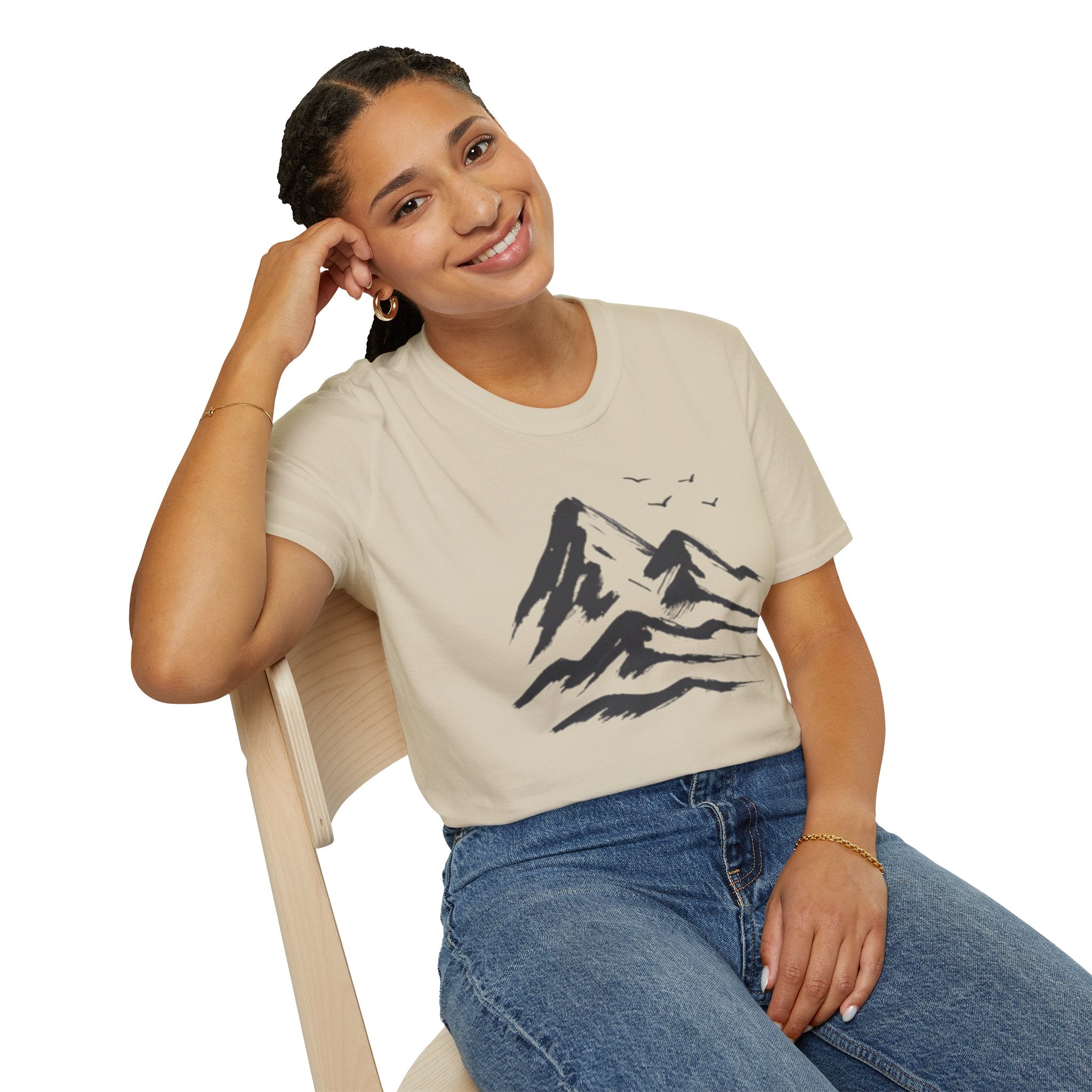 Mountains and Birds T-Shirt