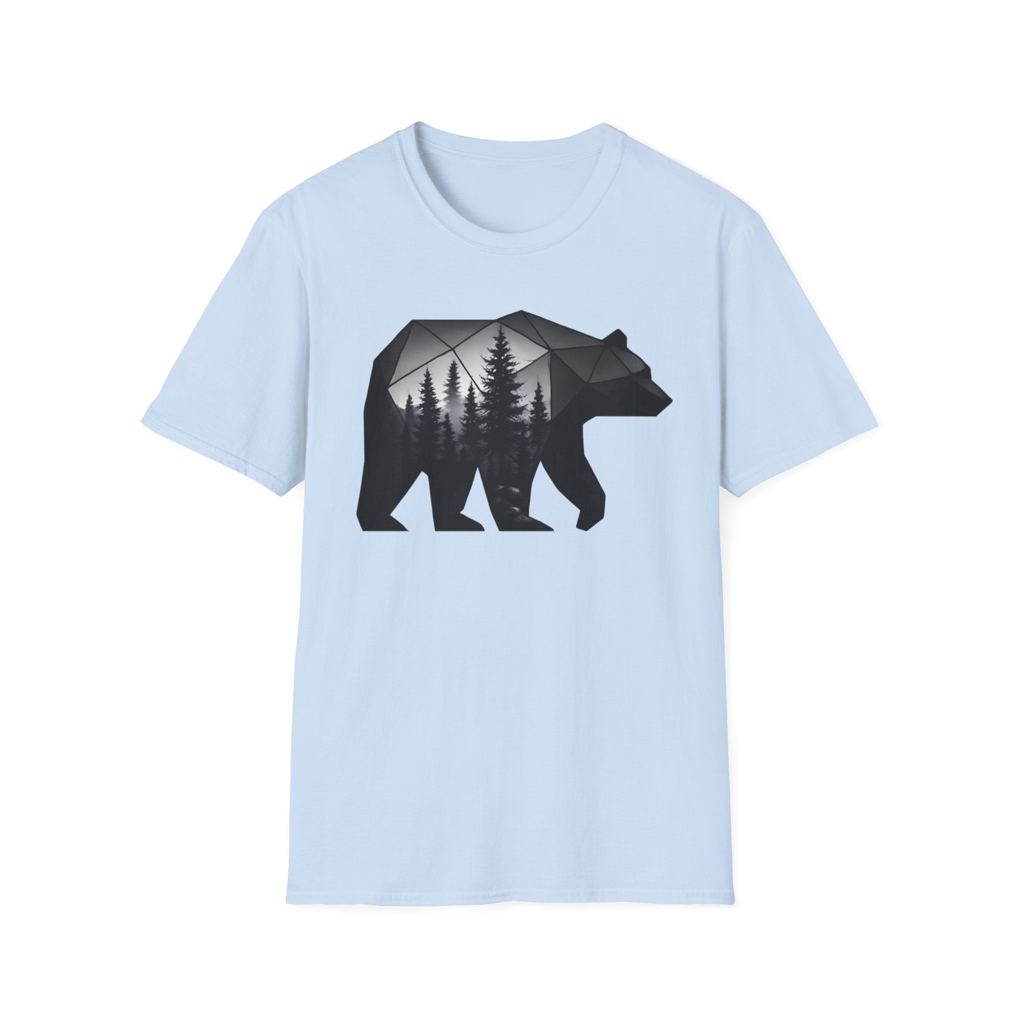 Geometric Forest Bear T-Shirt