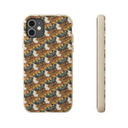 Eco-Friendly Phone Case — Vintage Camper Pattern Biodegradable iPhone Cover