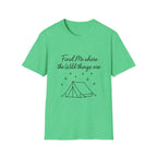 Cursive Chalkboard Writing T-Shirt
