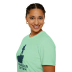 "Wander Often" Hiker on Cliff T-Shirt