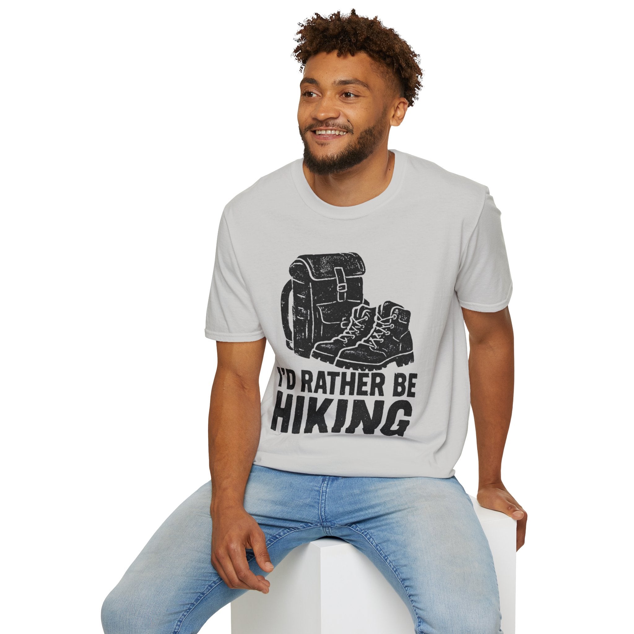 Boots & Backpack "I'd Rather Be Hiking" T-Shirt