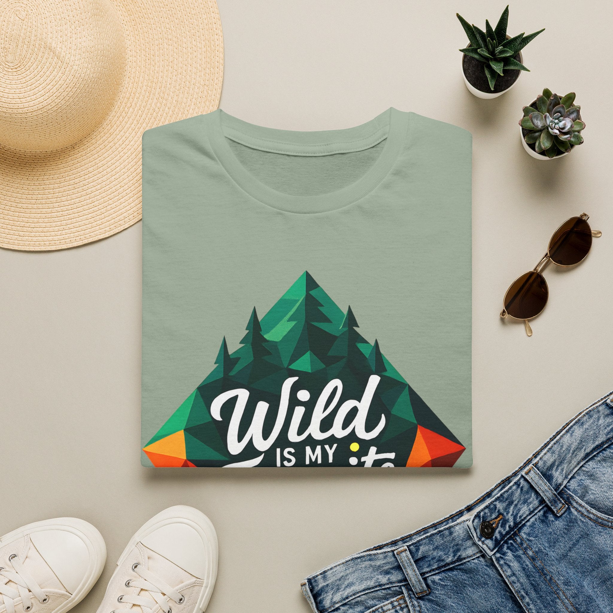 Wild Is My Favorite Color Diamond T-Shirt — Pines & Geometric Logo