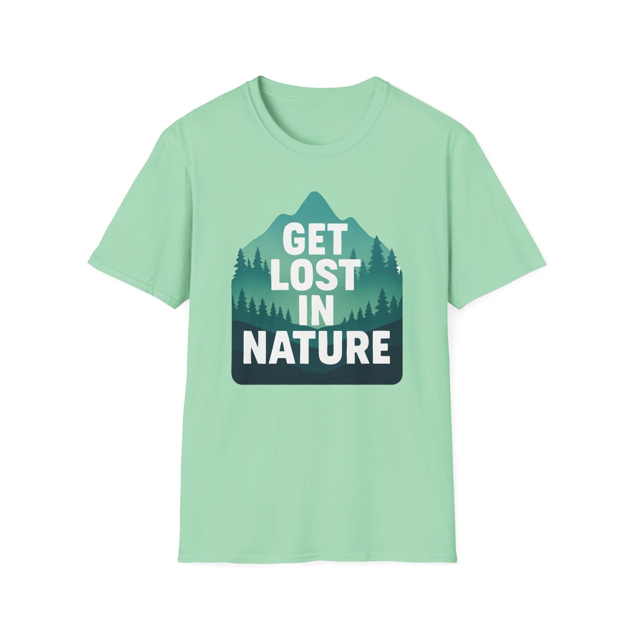 "Get Lost in Nature" Pine Trees T-Shirt
