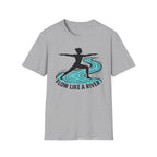 "Flow Like A River" Yoga T-Shirt