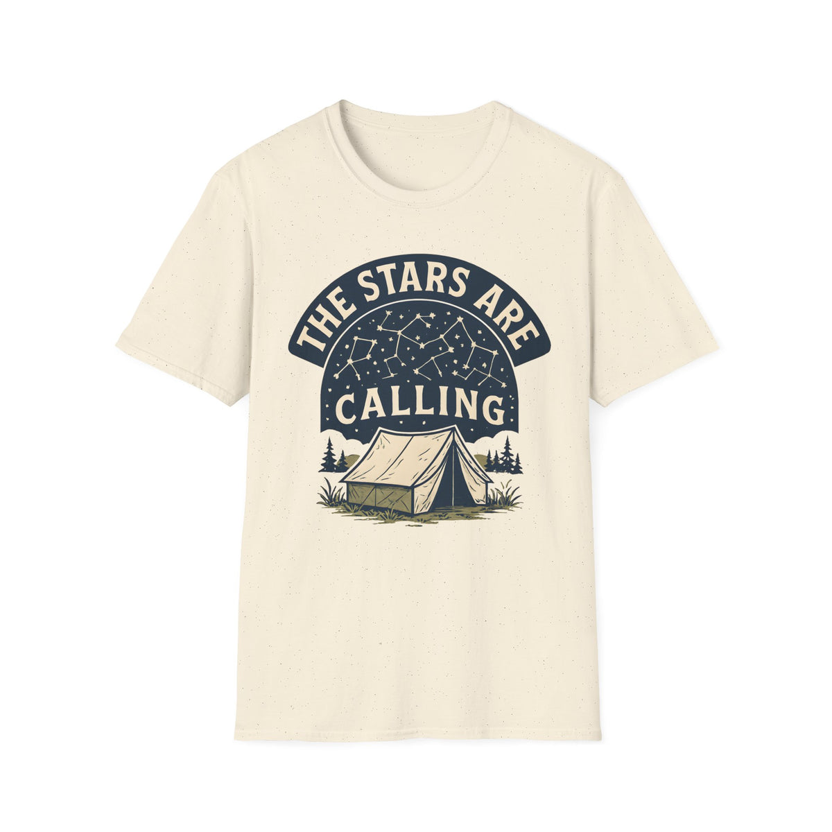 "The Stars Are Calling" Camping Tent Stargazing T-Shirt