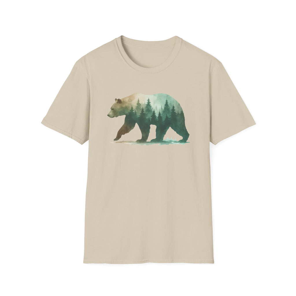 Forest Bear Silhouette T-Shirt