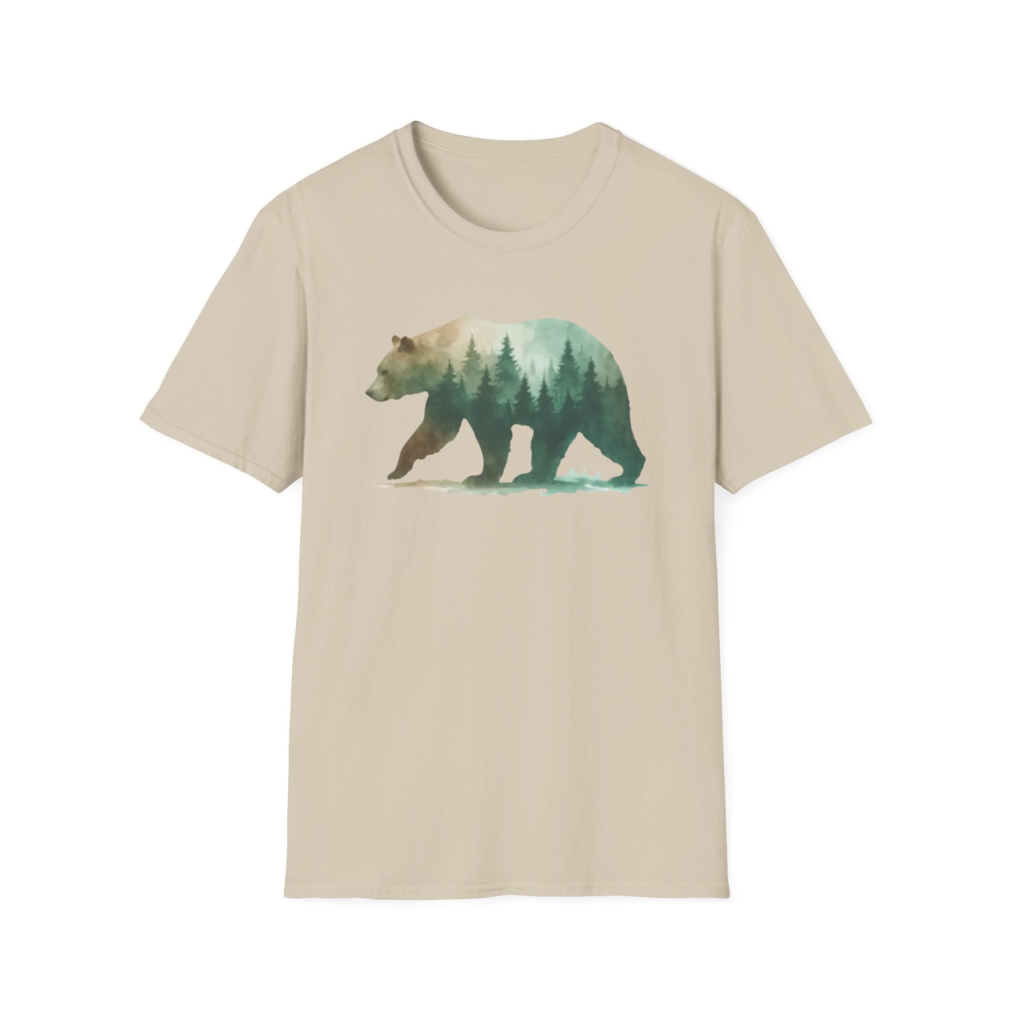 Forest Bear Silhouette T-Shirt