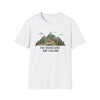 Campground Scenic T-Shirt — Minimalist Tent & Campfire Graphic