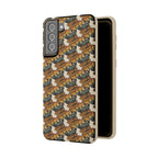 Eco-Friendly Phone Case — Vintage Camper Pattern Biodegradable iPhone Cover