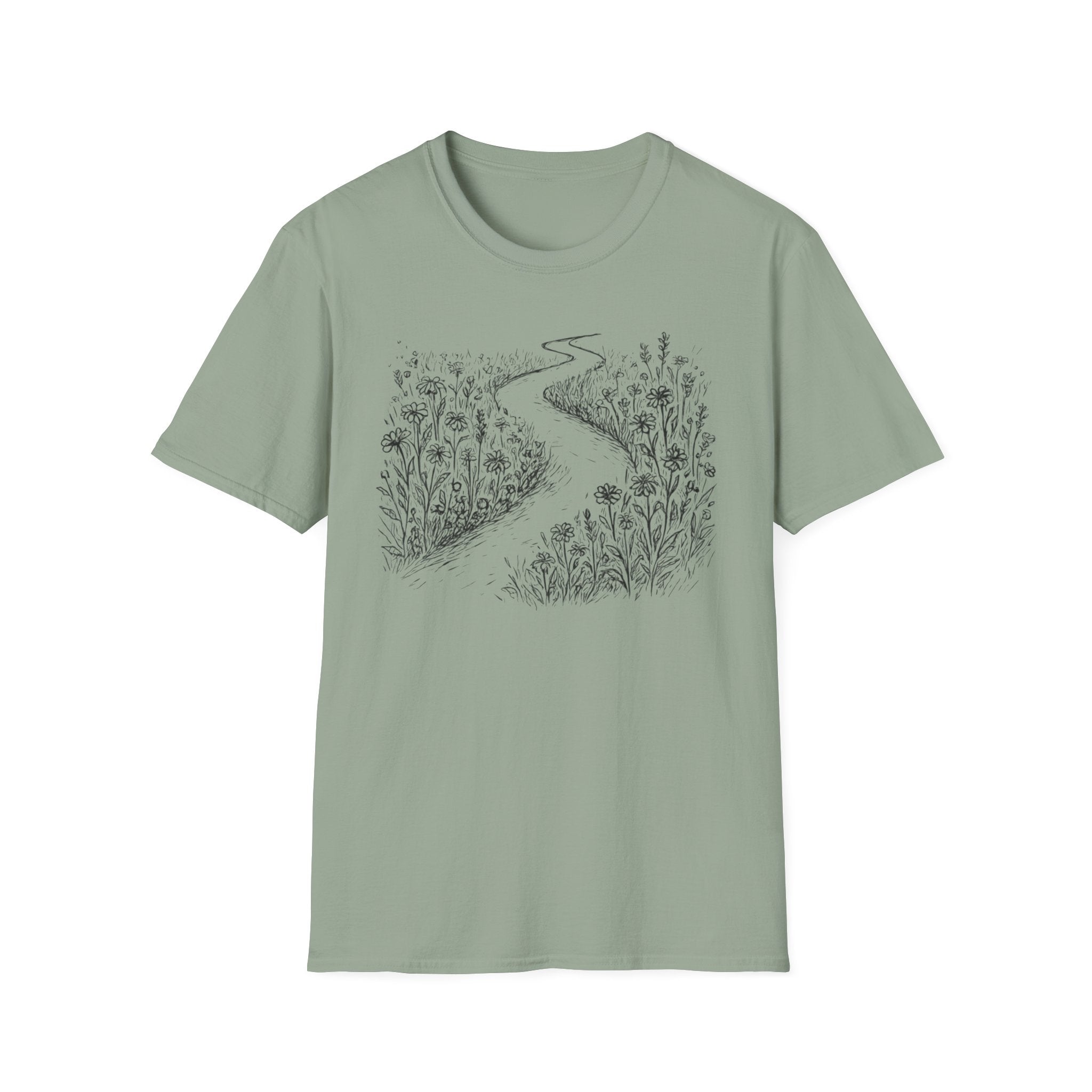 Winding Path Through The Meadow T-Shirt