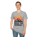 Chase The Sunrise Mountain T-Shirt — Sunrise & Peaks Graphic Tee