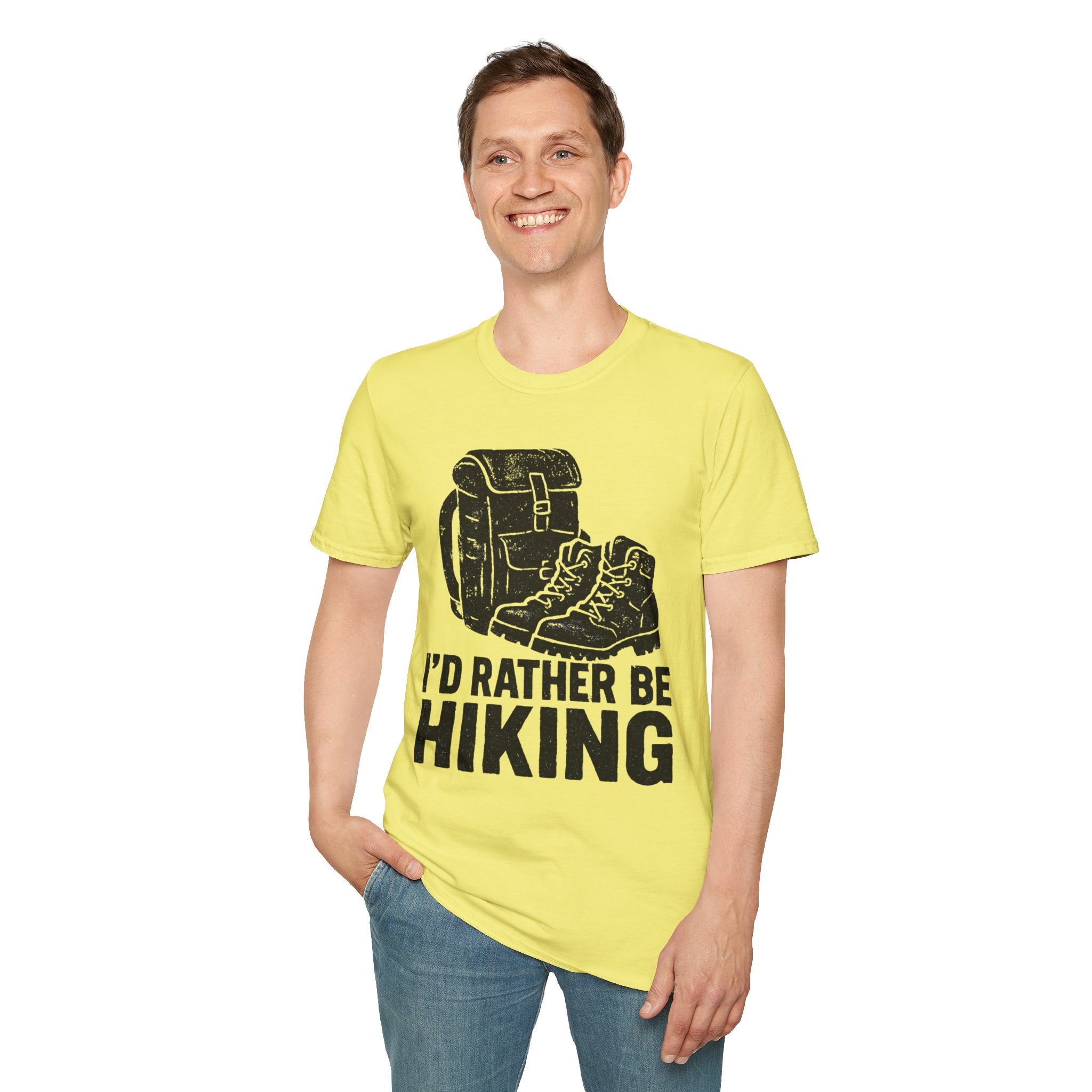 Boots & Backpack "I'd Rather Be Hiking" T-Shirt