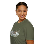 Duck Pair T-Shirt — Watercolor Mallard Ducks on Pond Nature Tee