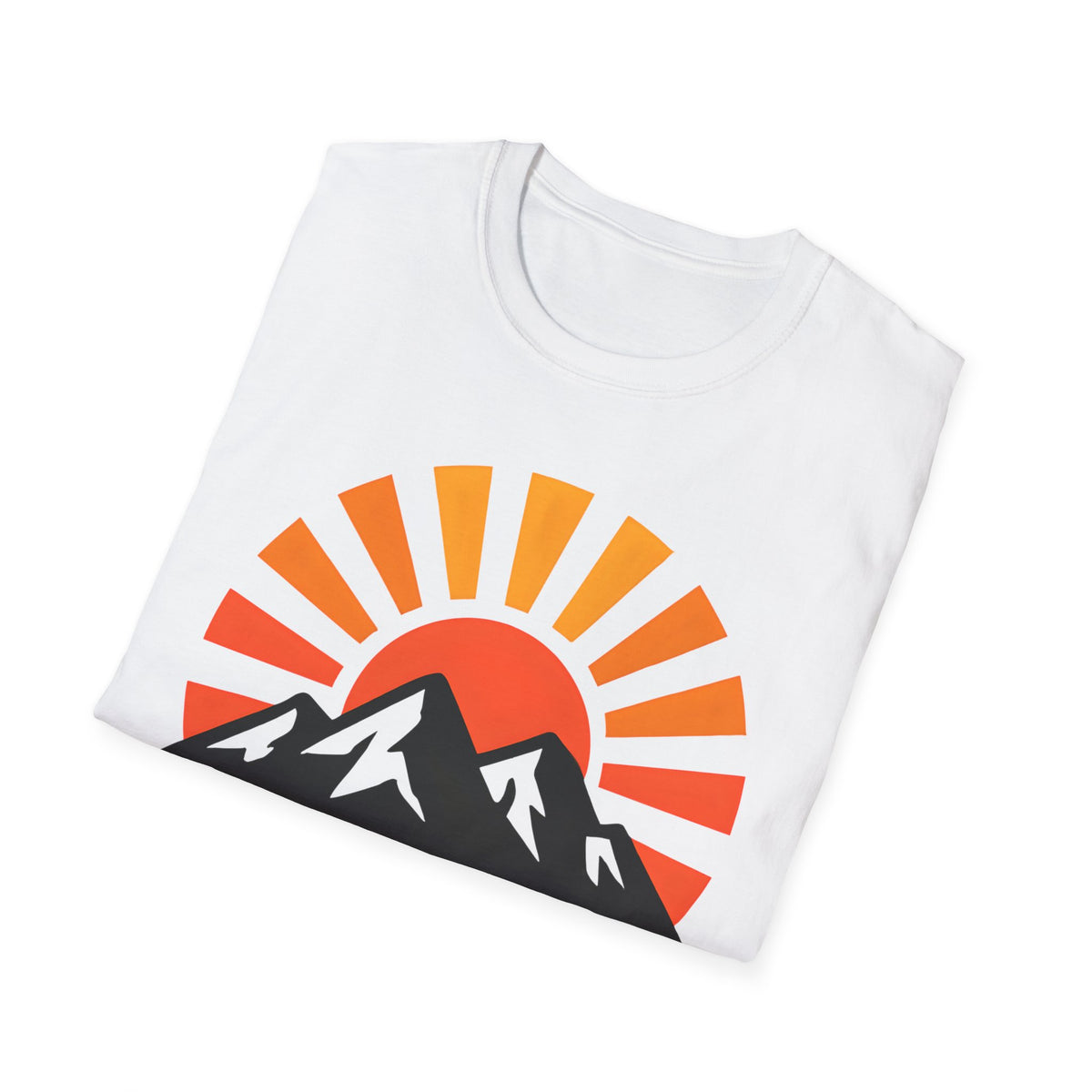 Chase The Sunrise Mountain T-Shirt — Sunrise & Peaks Graphic Tee